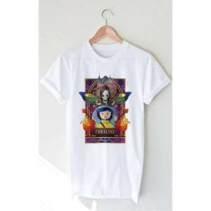 Coraline Film Black Unisex Shirt